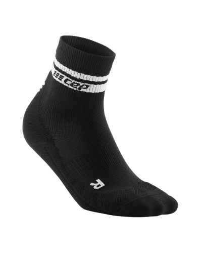 CEP 80's Classic Mid Cut Socks in black/white für Männer