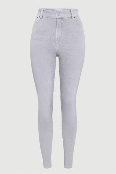 ITEM m6 high waisted Jeans in light grey für Damen