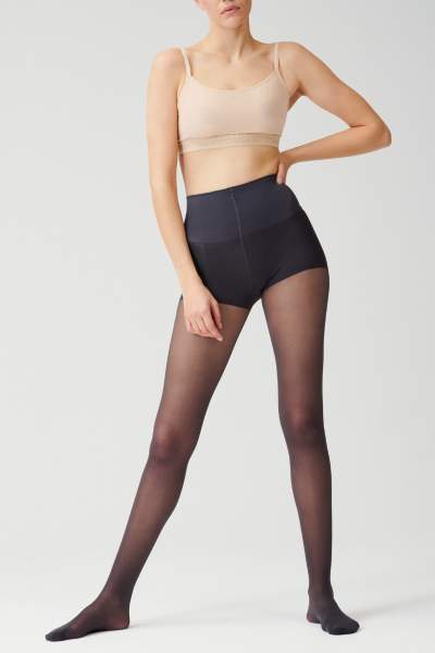Tights Translucent Control Top - confident appearance