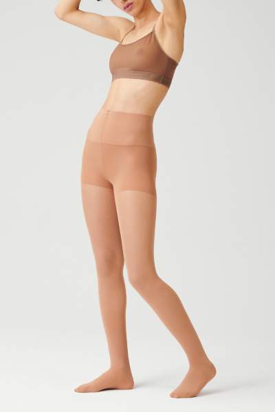 Strumpfhose Translucent Control Top 25 DEN in der Farbe light beige