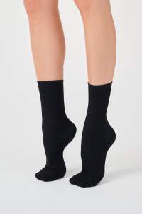 Sneaker Socks Merino in der Farbe schwarz